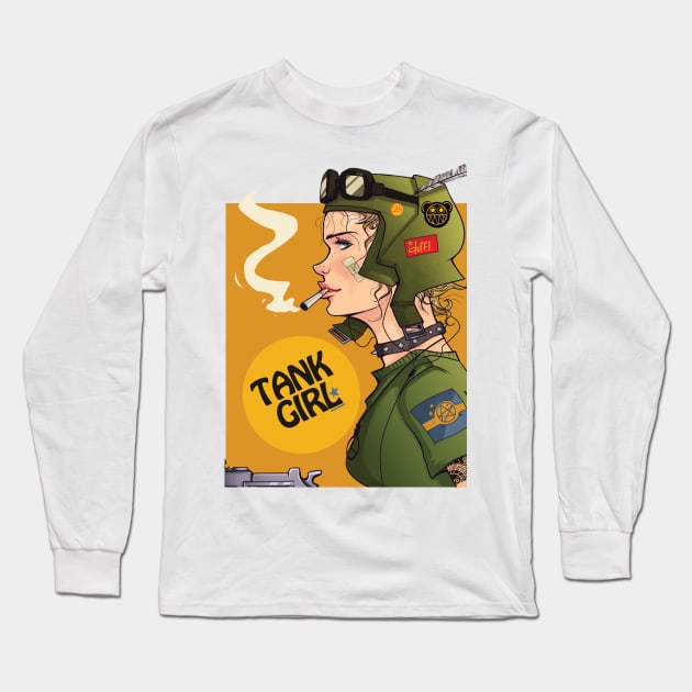 tank girl Long Sleeve T-Shirt by wksahadewa